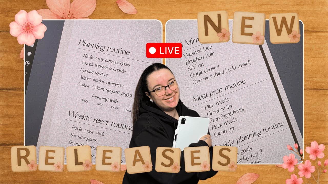 NEW Minimal Widgets available NOW ✨ Cozy Bear Stickers NEW RELEASES LIVE