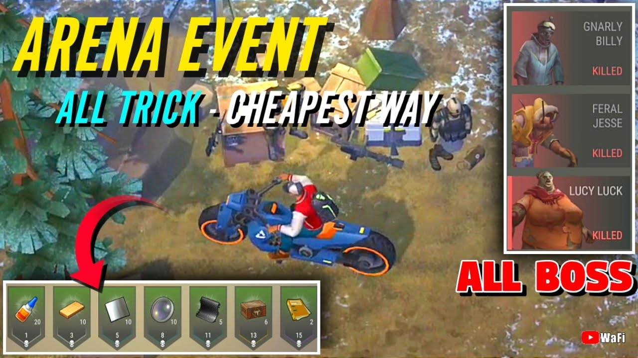 TRICKS YOU NEED TO KNOW BEFORE PLAYING ARENA EVENT | LAST DAY ON EARTH SURVIVAL