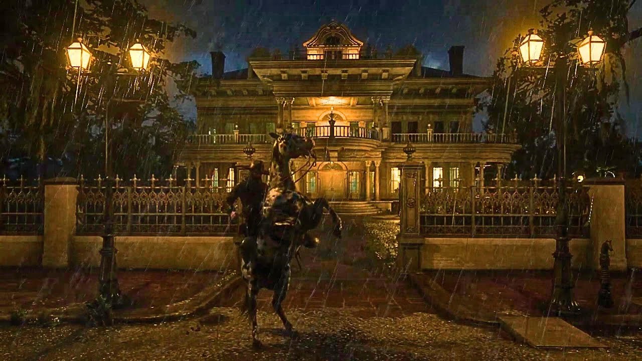 Red Dead Redemption 2 ASMR | Walking in Saint Denis during Rain with Arthur’s Horse
