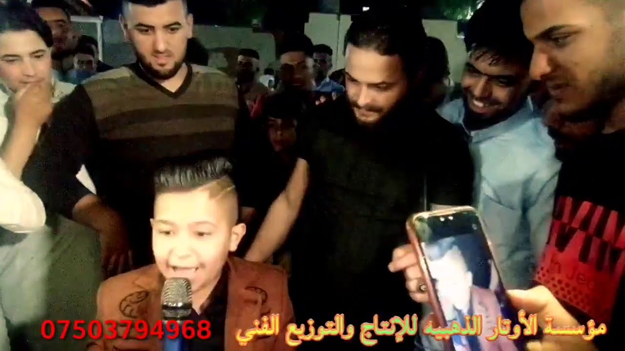 محاوره ماجد الهلالي والشاعر الطفل الموهوب أحمد الخالد ( زمار) حصريا مؤسسة الأوتار الذهبيه