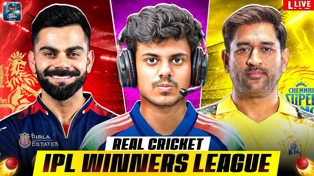 LIVE : RCB 2025 Vs CSK 2023🏆| IPL Winners Match In Real Cricket #realcricket