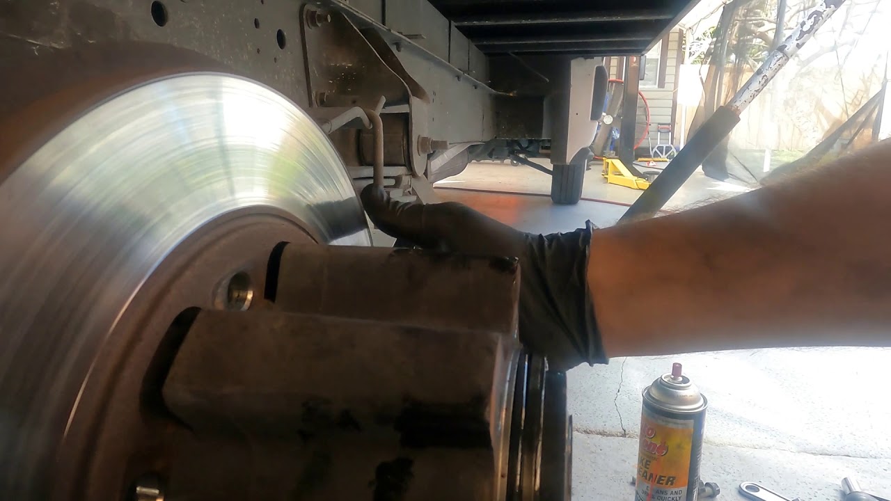 2018 ford transit 350hd rear brake and rotor replacement