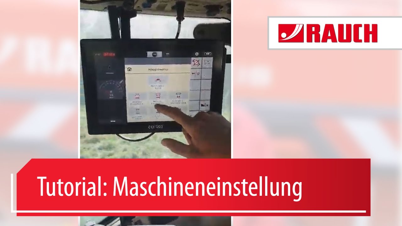 Tutorial ISOBUS 3/7 | Streuer mit CCI 1200 | Kontrolle Maschineneinstellungen