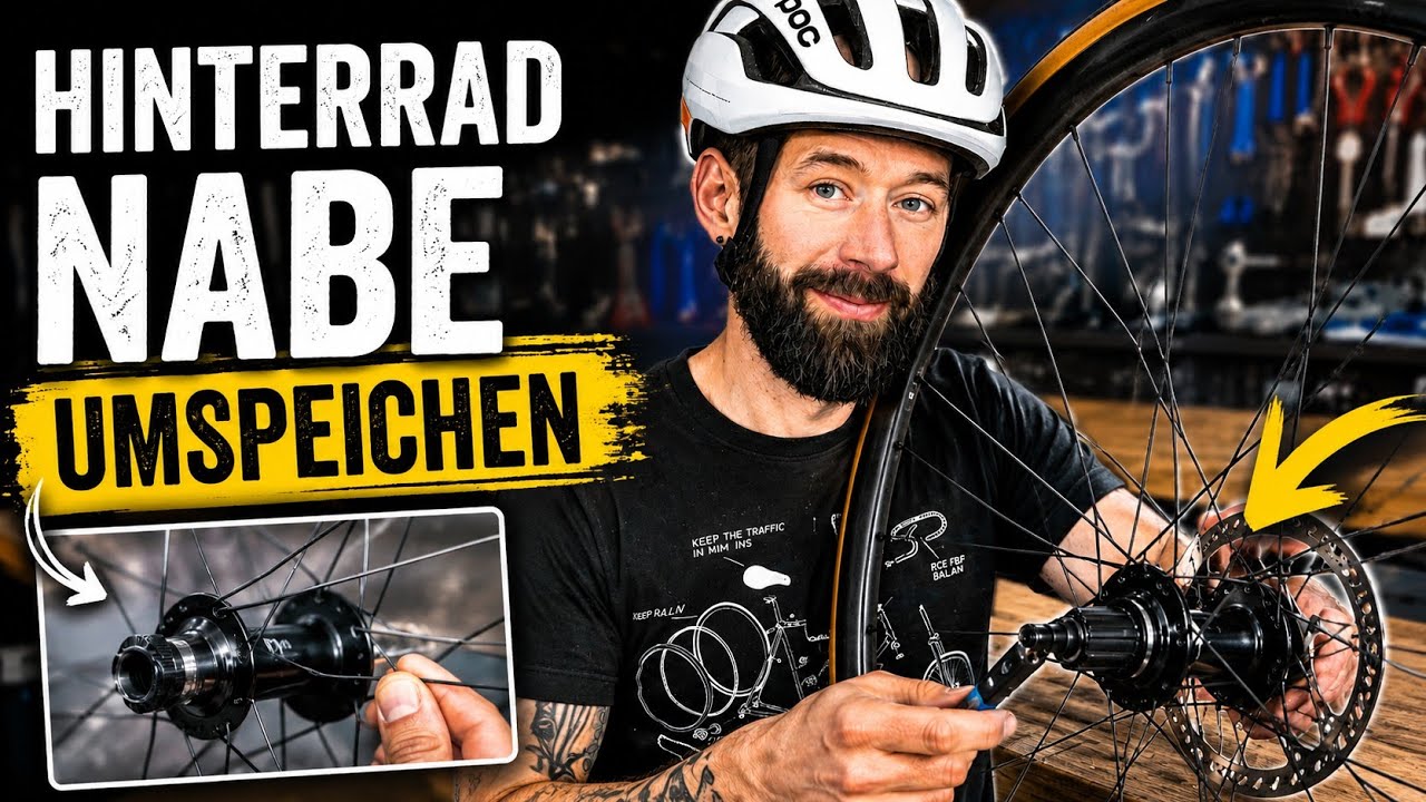 Nabe ersetzen aus- und einspeichen eines Laufrad #Enviolo Heavy Duty #Nuvinci #cargo #ebike