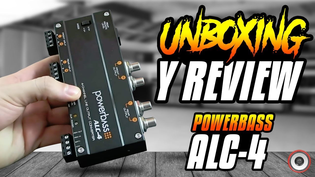 Unboxing y Review del Convertidor de alta y baja Powerbass ALC 4
