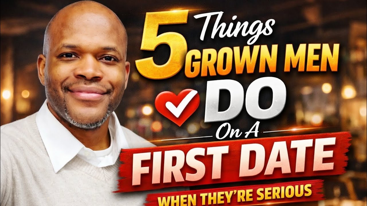 5 THINGS GROWN MEN DO ON THE FIRST DATE WHEN THEY’RE SERIOUS  #grownmentalk 
