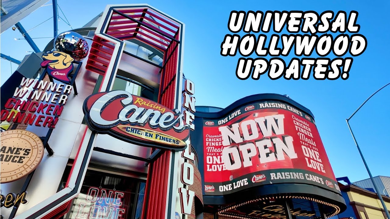 Ресторан Raising Cane’s теперь открыт в CityWalk | Новости Universal Studios Hollywood!