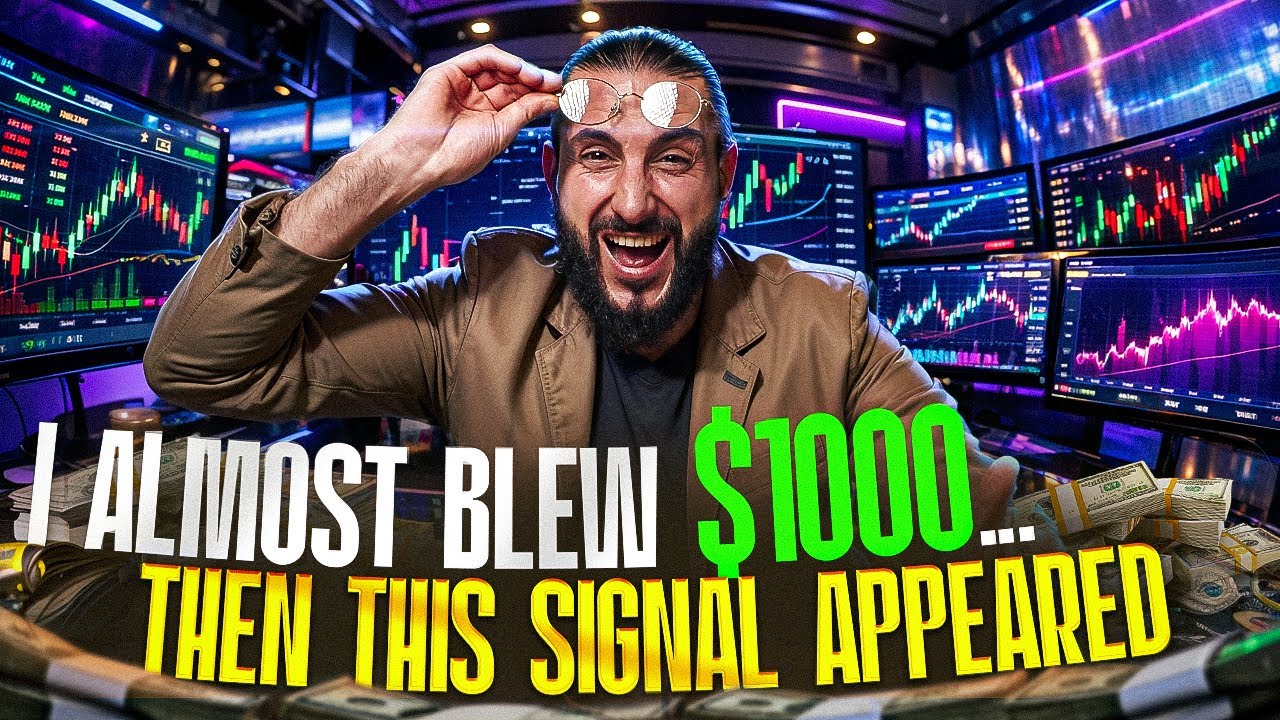 I ALMOST BLEW $1000&hellip; THEN THIS SIGNAL APPEARED | BINARY OPTIONS TUTORIAL