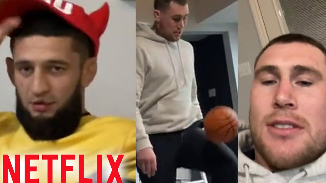 Netflix and Till || Khamzat Chimaev goes LIVE on Instagram | Shows Football Skills