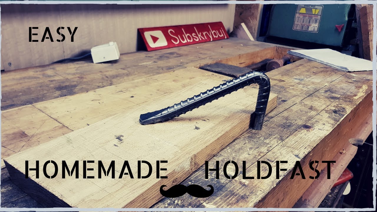 Homemade Holdfast - From Rusty Rebar