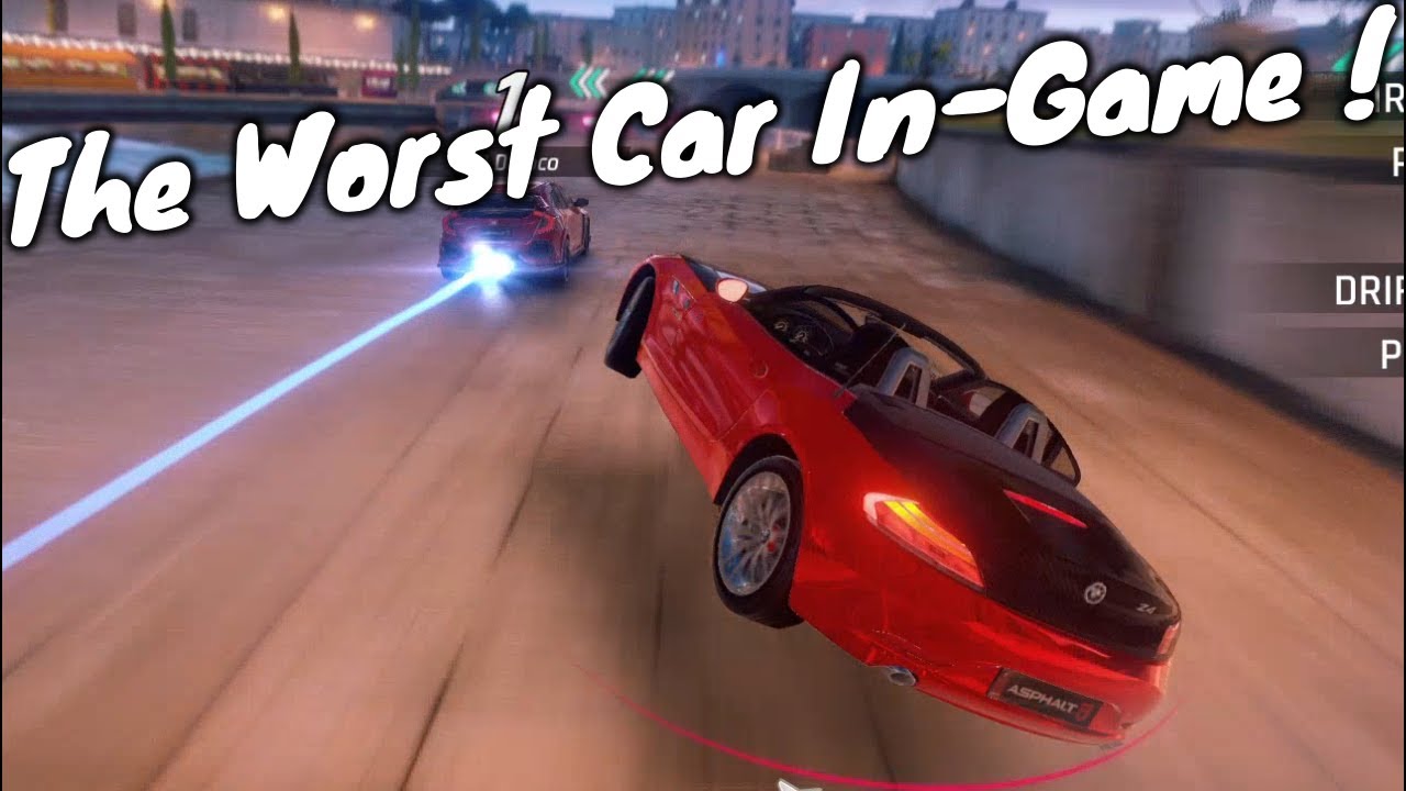 Worst Car In-Game ! | Asphalt 9 3* Golden BMW Z4 Multiplayer