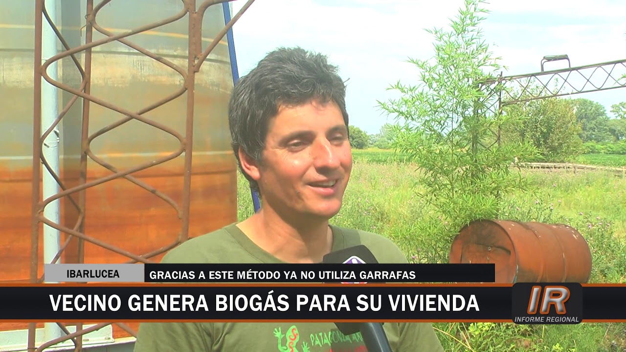 Vecino ibarlucense abastece su vivienda con biogás