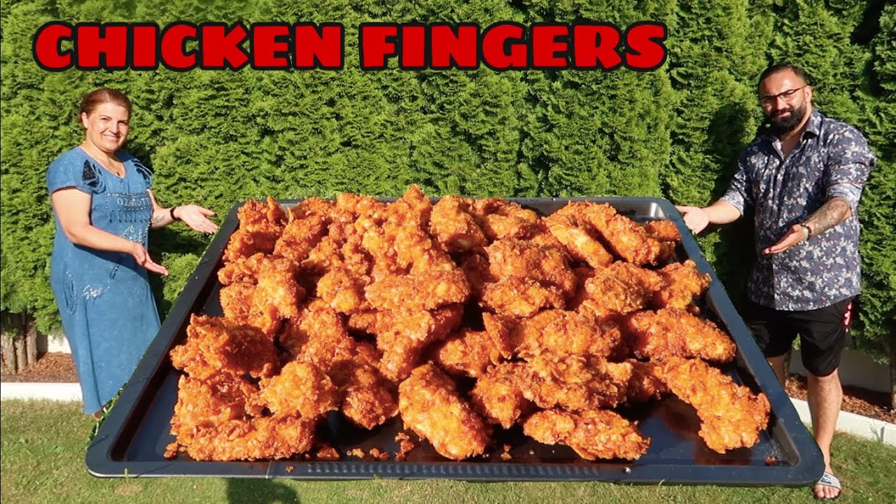 BEST CRISPY CHICKEN FINGERS🤤 MIT CORNFLAKES… BASNASKÜCHE