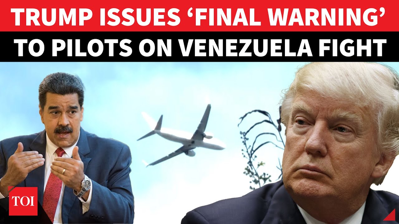 U.S. To Shoot Down Airplanes? Trump Issues 'FINAL WARNING' To Pilots Over Venezuela