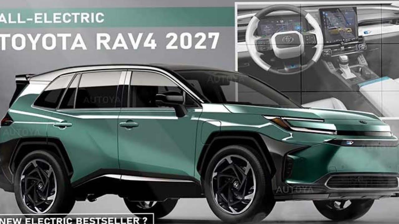 Toyota RAV4 Electric 2027 lộ diện - thiết kế táo bạo, ngập tràn công nghệ #toyota #toyotarav4