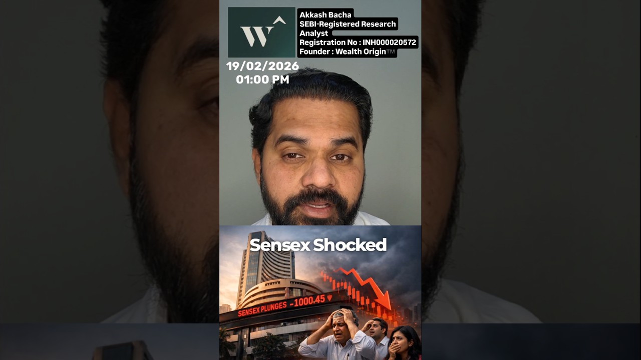 Market Shock! Sensex Falls 1000+ Points &mdash; What Triggered Today&rsquo;s Crash? #sensexcrash #marketcrash