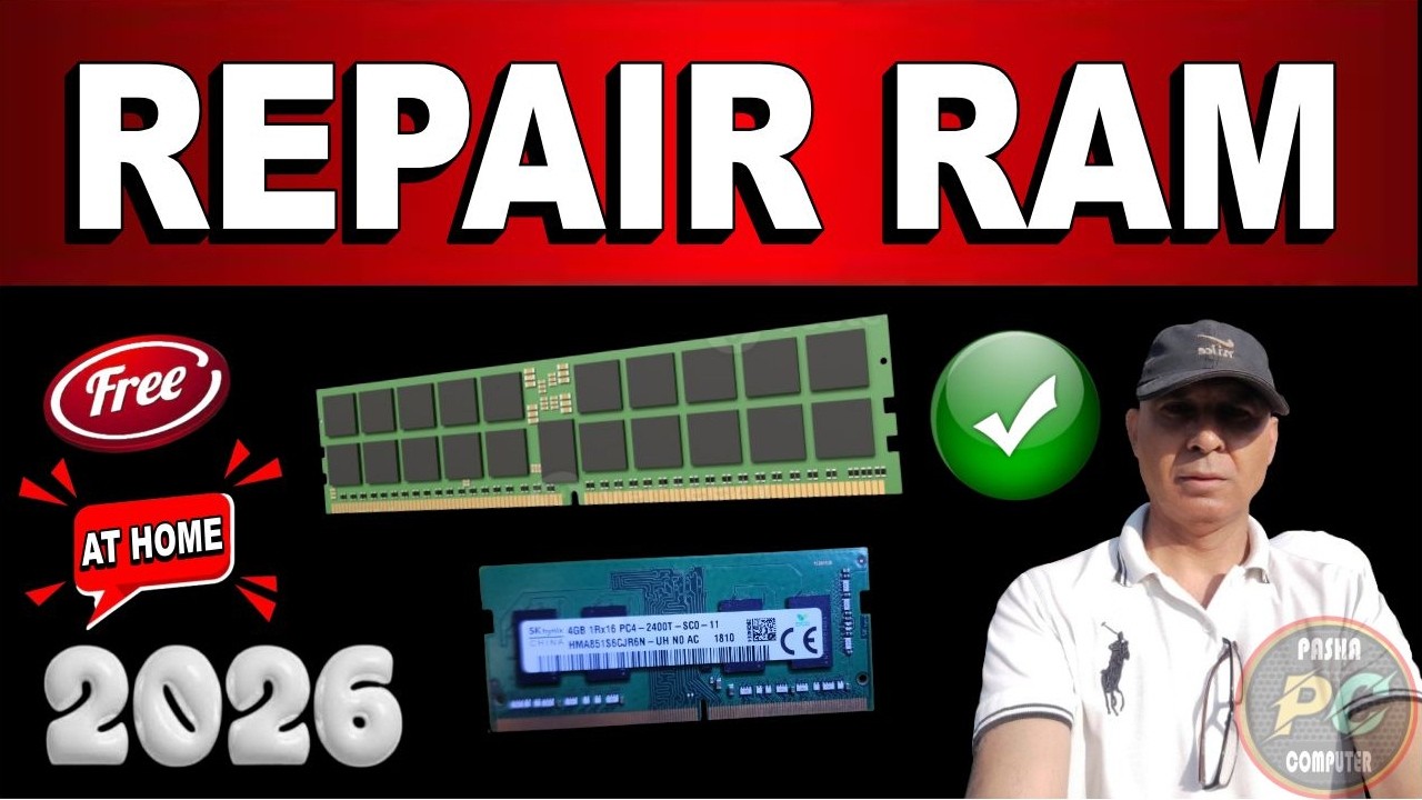 How to Repair RAM at Home for FREE | How to Fix Ram | 100% Free RAM Repair