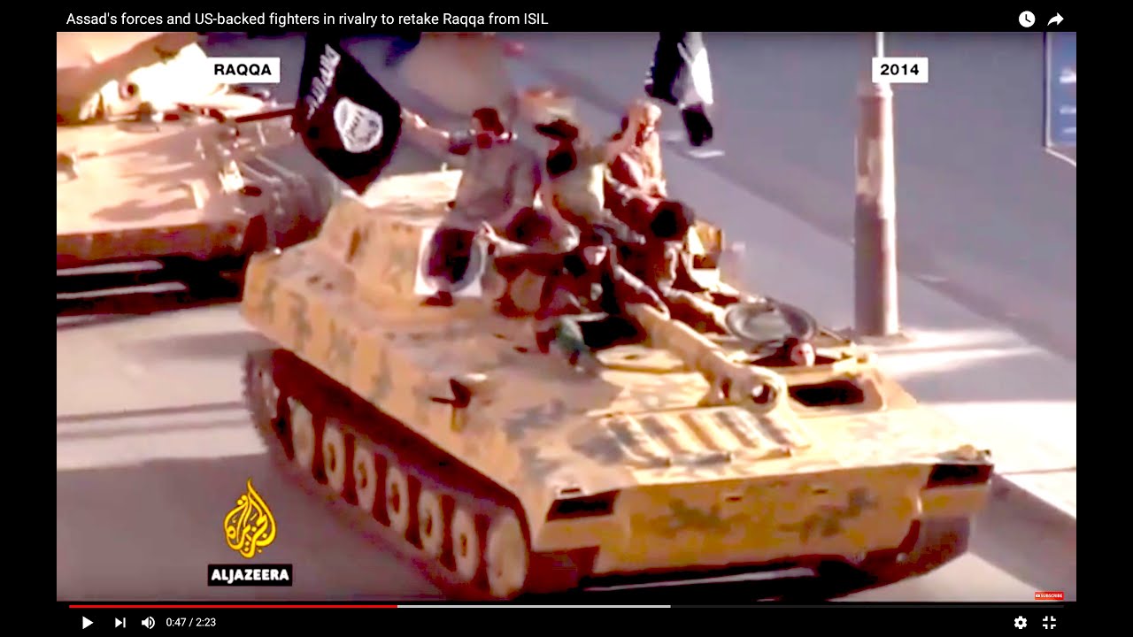 Assad's forces and US-backed fighters in rivalry to retake Raqqa from ISIL
