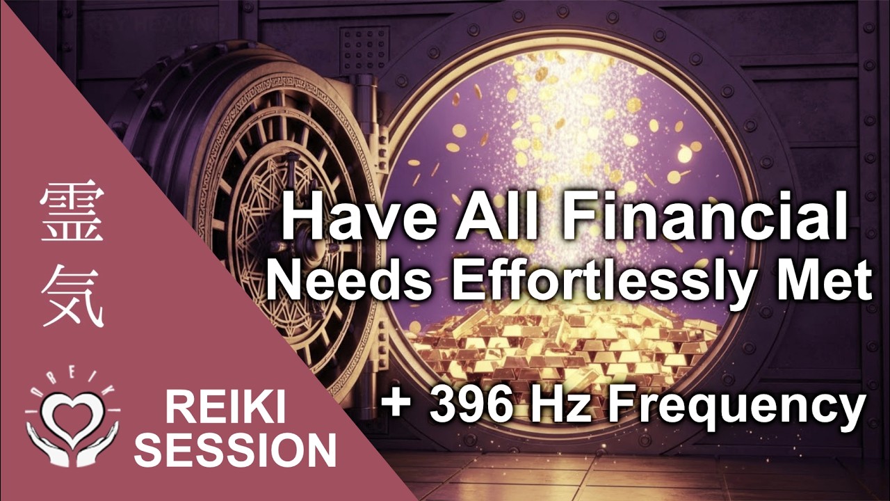 Reiki for Stable Income & Financial Security &bull; Healing Money Anxiety &bull; 396Hz Solfeggio Frequency