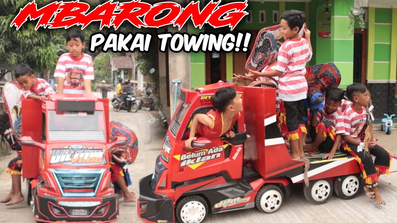 DIMAS MBARONG SAMBIL TES TRUK TOWINGNYA.. MAIN JARANAN SORE HARI FULL NDADI