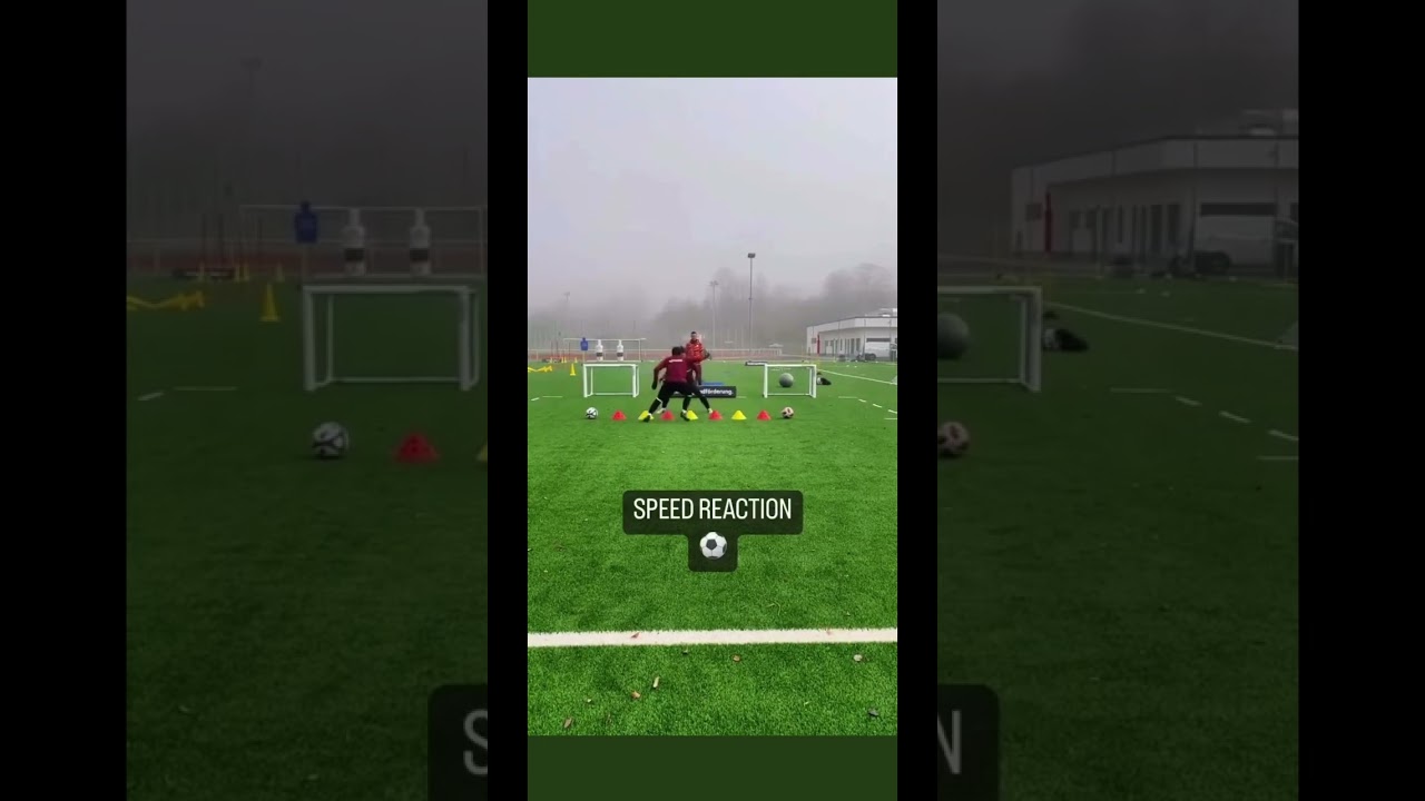 Best way to train your reaction speed! #soccer #shortsfeed