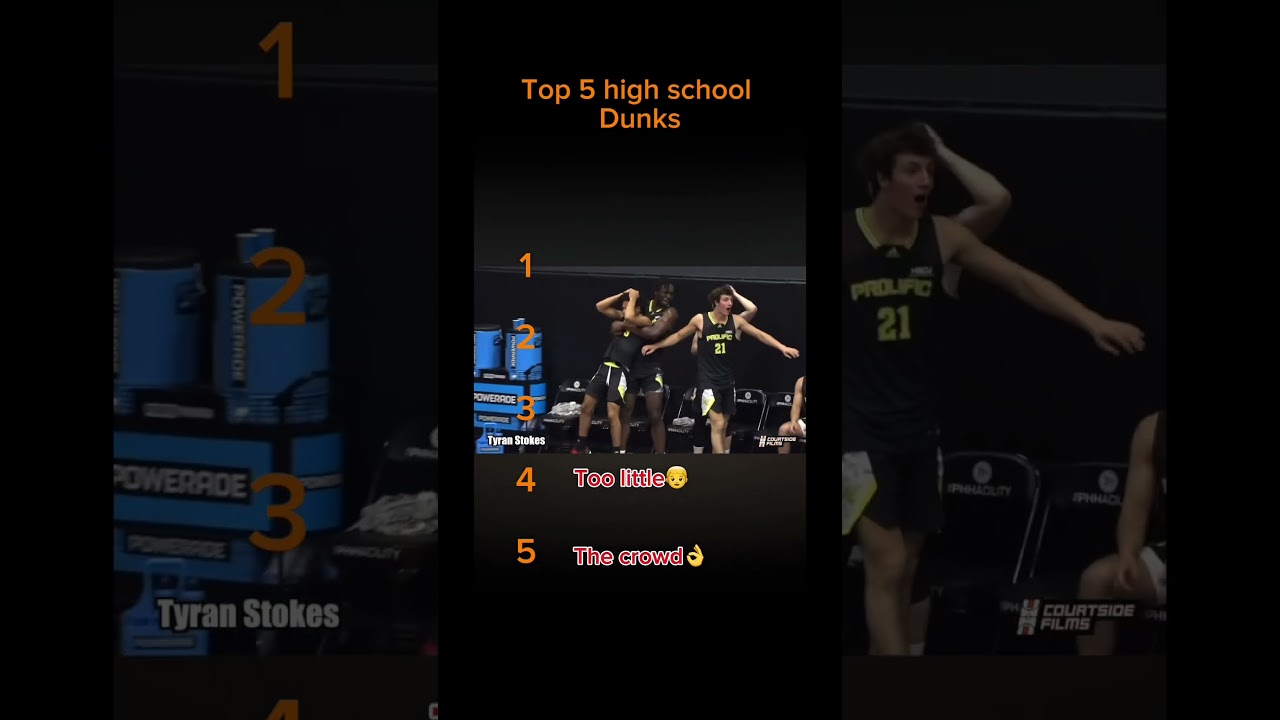 Top 5 high school dunks 