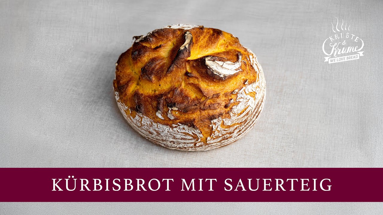 K&uuml;rbisbrot mit Sauerteig - einfach und herrlich saftig