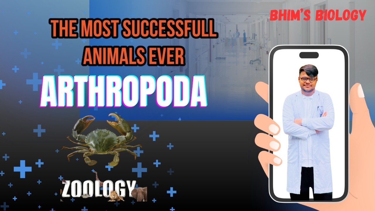 CEE | NEET | NEB | Class 11 – Arthropoda Made Easy 🦋 | Bhim’s Biology