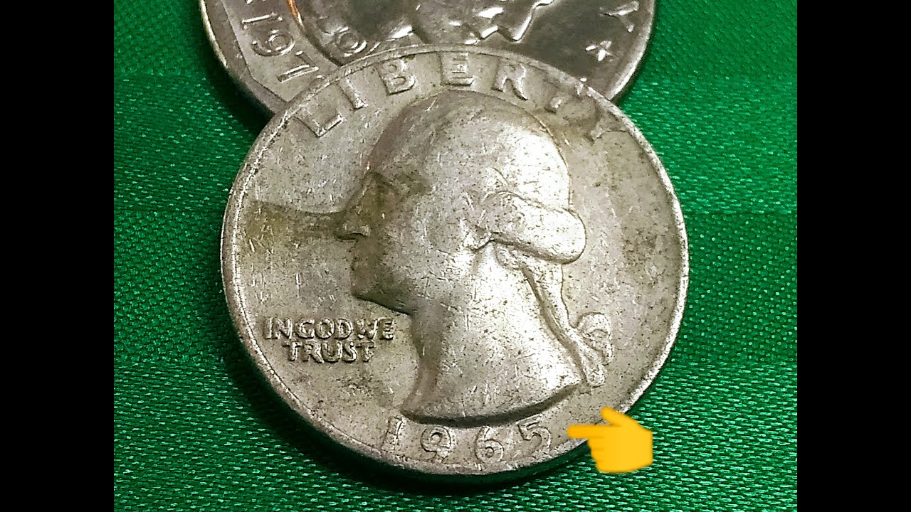👉precio increíble si logras encontrarla!!💵💵☝️ 1965 quarter dollar 6.25 gramos a buscarla prontoo!!!!
