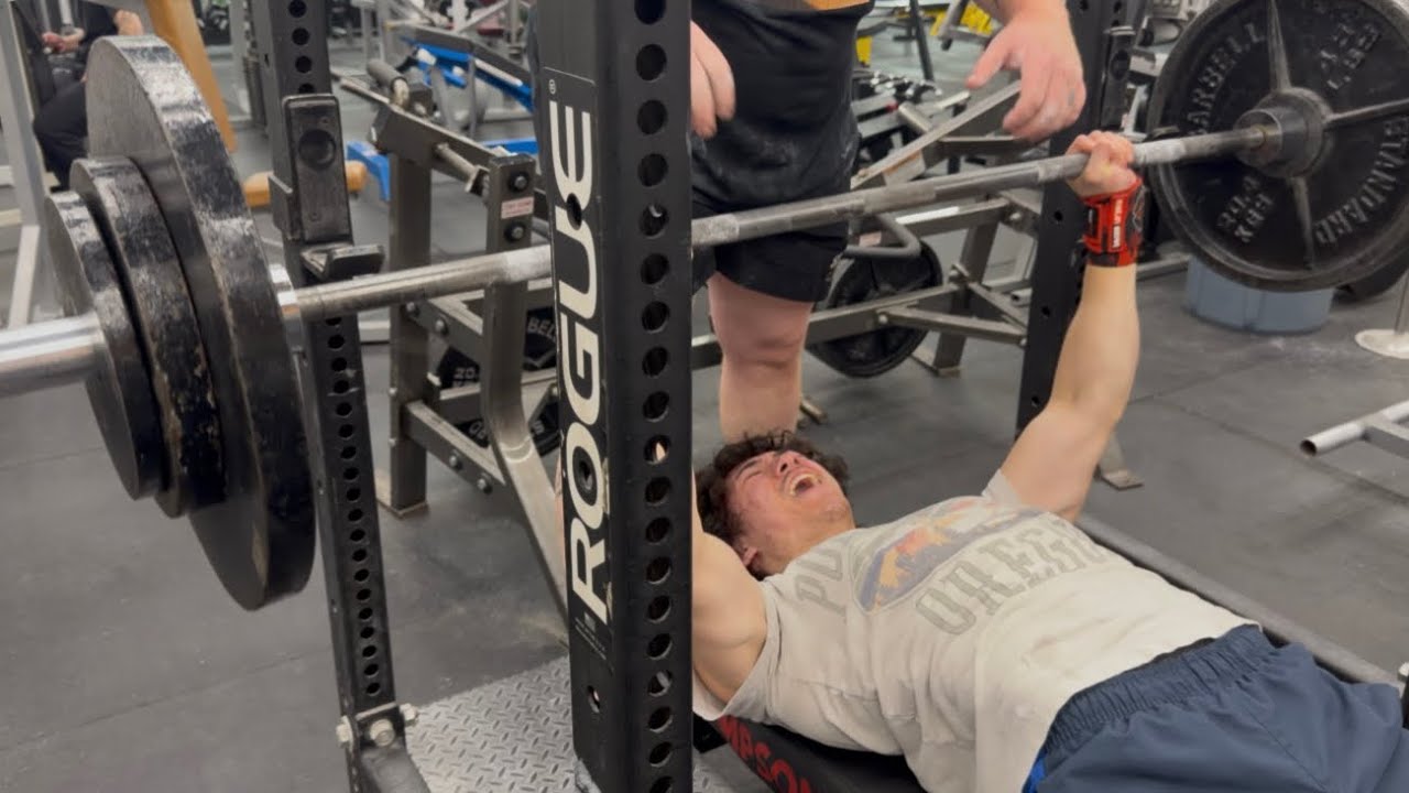 Day 9 | Upper Day | 205 FOR 3 REPS ON BENCH