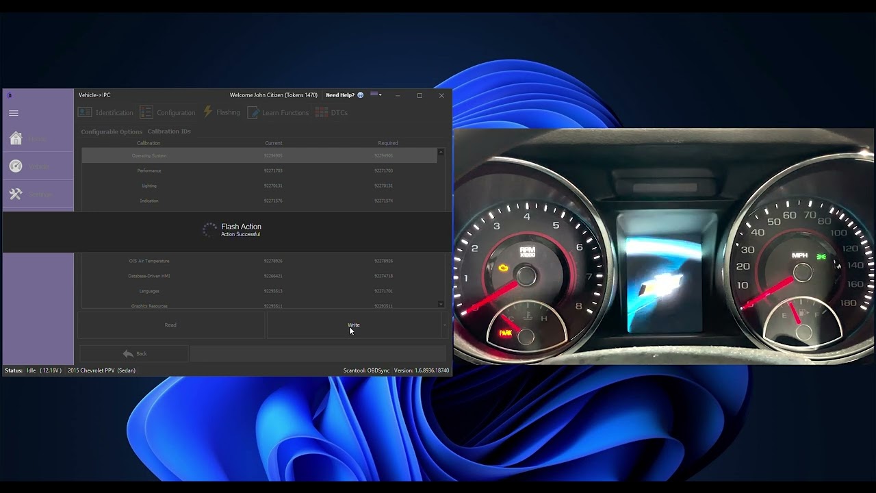 How to Program a Chevrolet SS Instrument Cluster into Chevrolet Caprice PPV 2014 to 2017