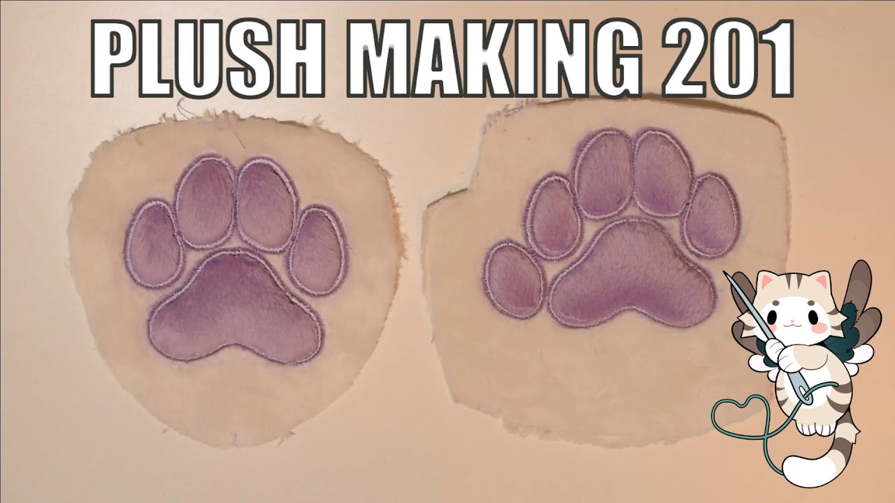 Plush Making 201: Making Puffy Minky Paw Pads