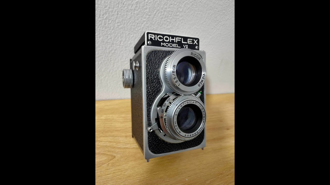 Hướng dẫn sử dụng máy chụp phim 120mm 6x6 medium format - RecohFlex Model VII (model 7)