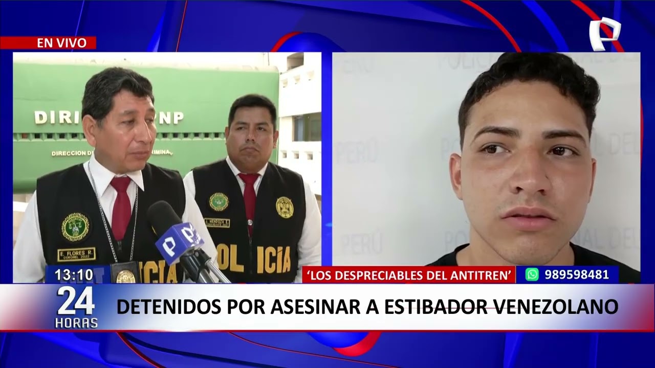 Detienen a integrantes de “Los Despreciables del Antitren” por crimen de estibador extranjero
