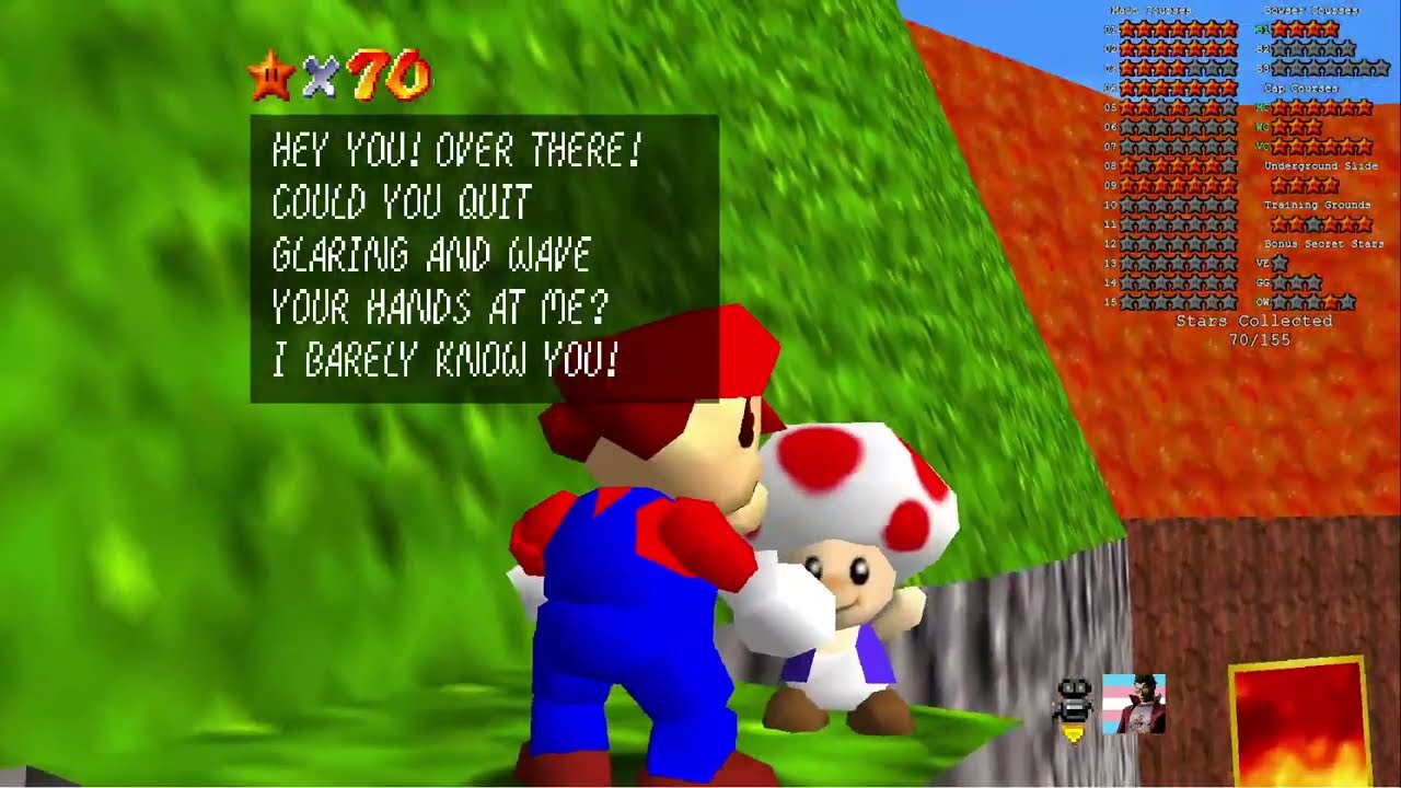 Mario 74 TYA Stream #9 (80 stars , highlights soon)