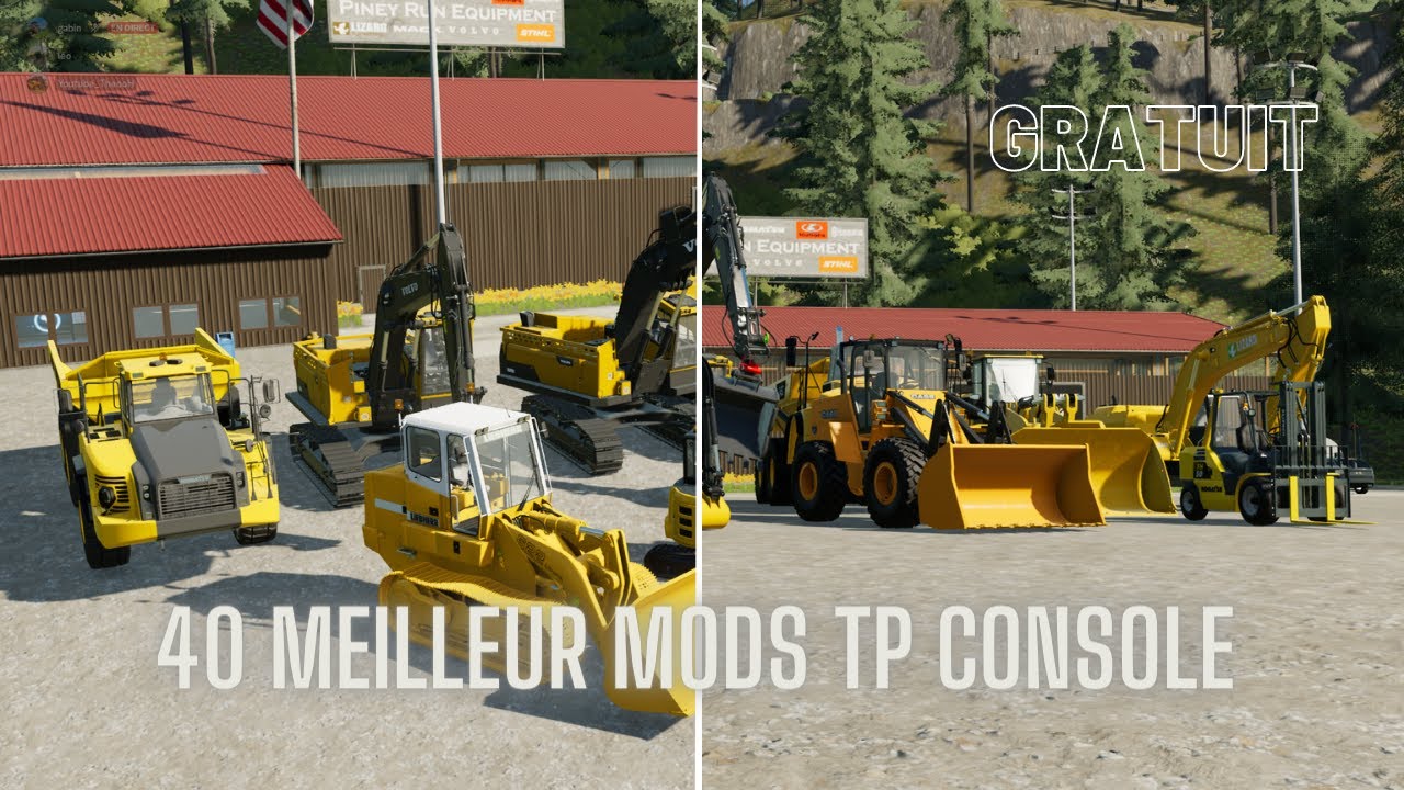 LES 40 MEILLEURS MODS TP POUR FARMING SIMULATOR 22 SUR CONSOLE !!