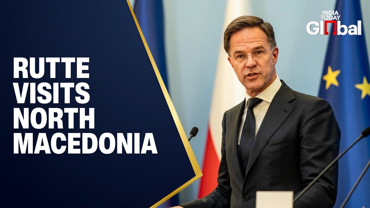 LIVE: NATO Chief Mark Rutte Visits North Macedonia