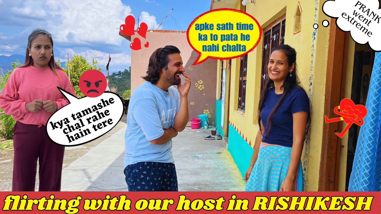 FLIRTING WITH CUTE GIRL in front of MY WIFE to see her REACTION *PRANK* went too far @funkiecouple