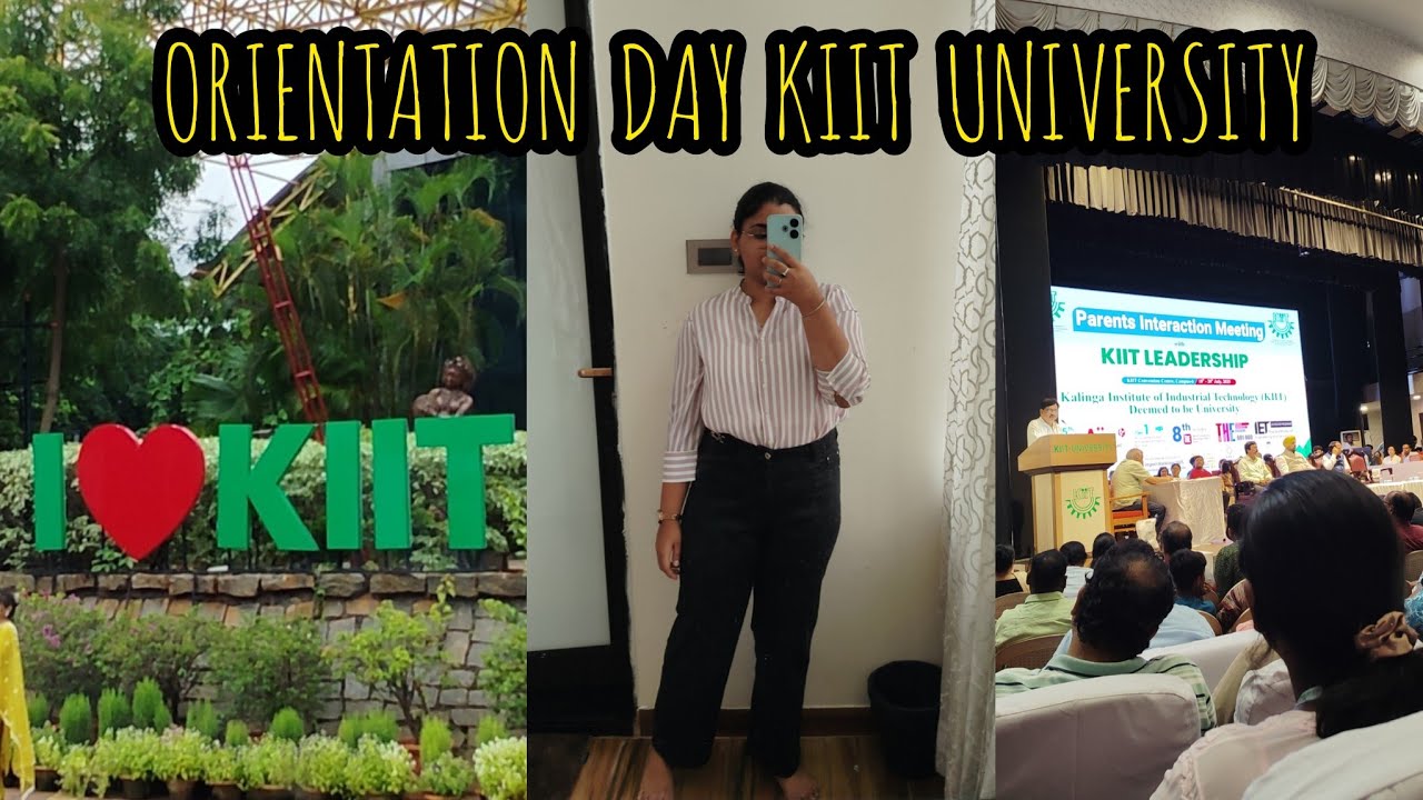 Orientation day at Kiit University|Vlog