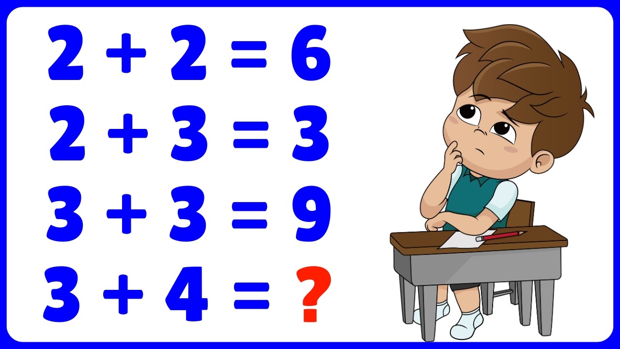 3 + 4 = ❓ Sequência Lógica Matemática - Como Resolver❓ Sequência Lógica Matemática