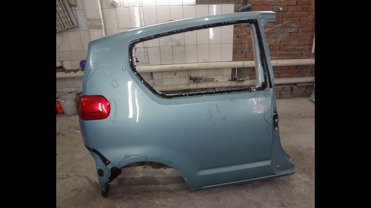 ЗАМЕНА ЗАДНЕГО КРЫЛА   Toyota  Porte