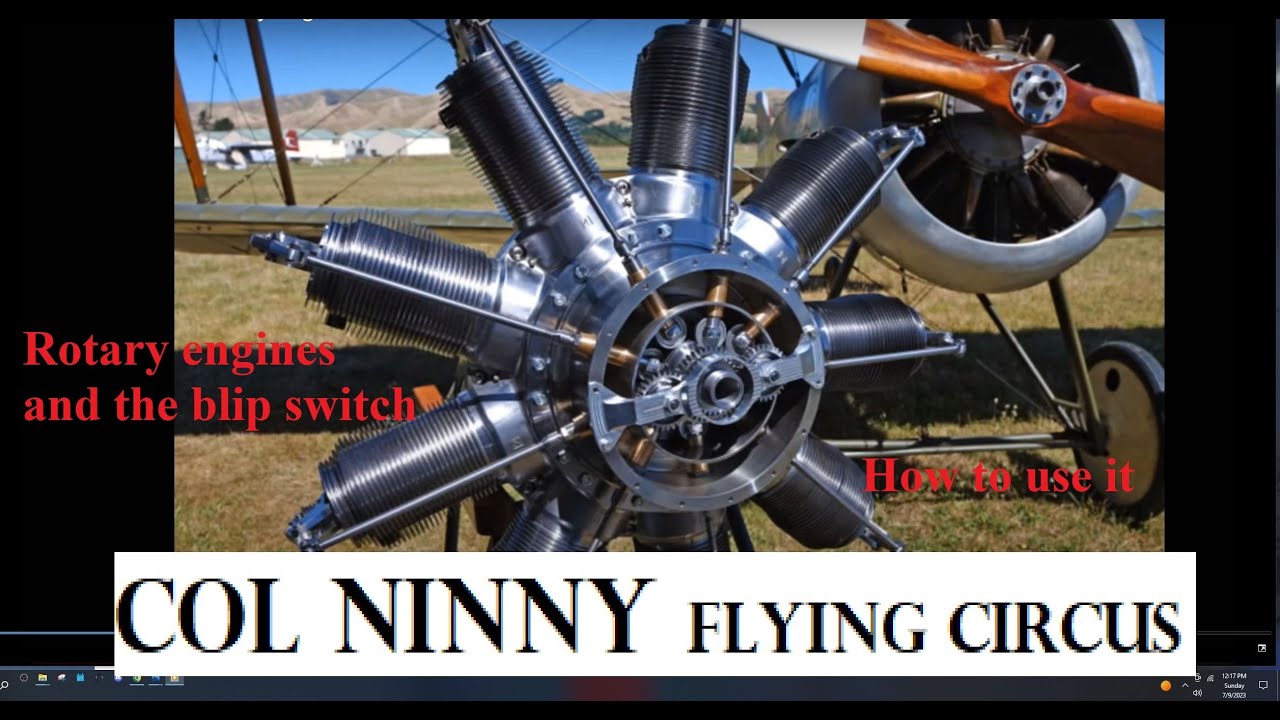 (15) IL-2 Flying Circus - Rotary engines and the Blip Switch - How to use it.