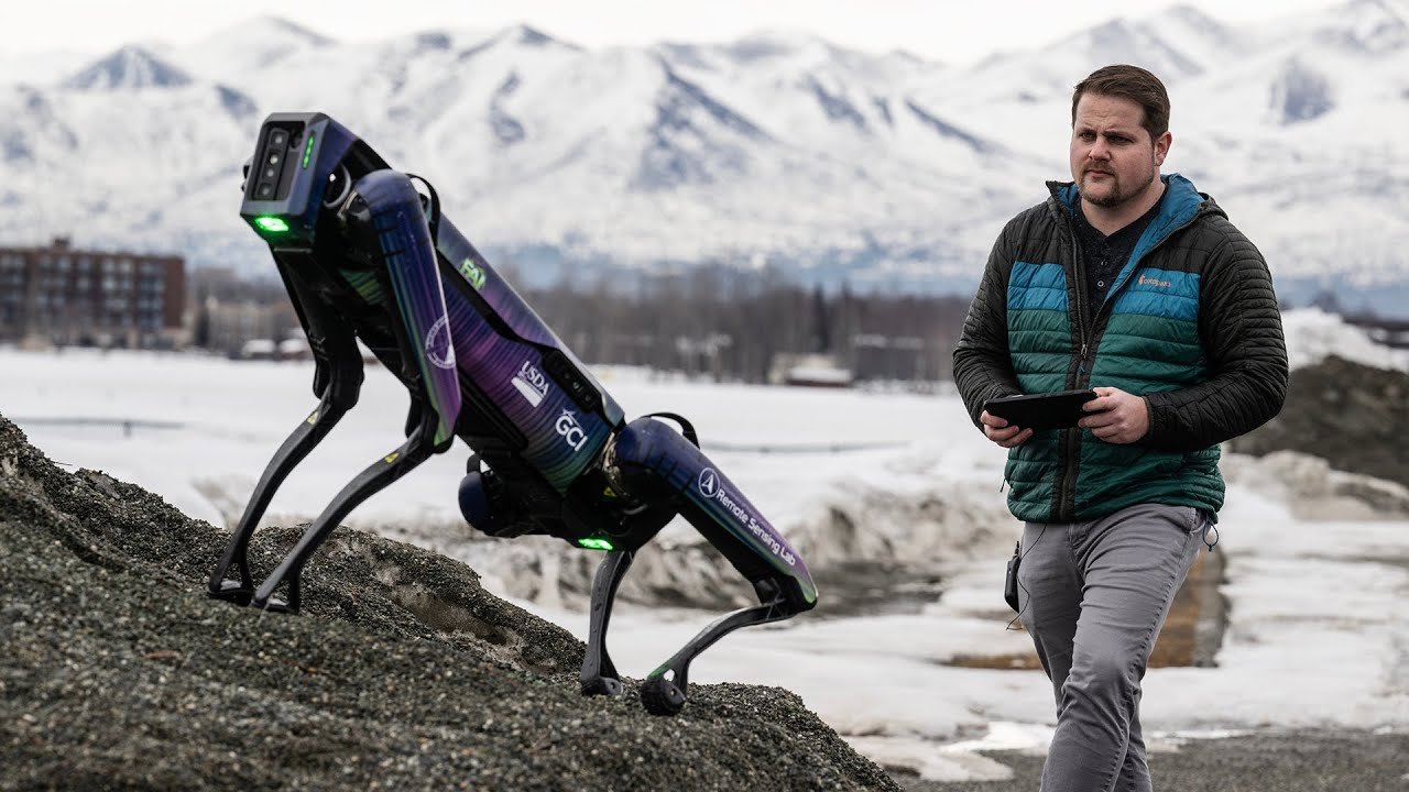 Alaska DOT tests robotic dog for use in airport wildlife mitigation