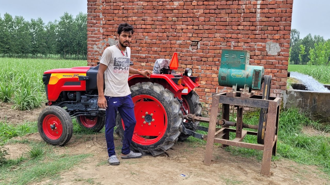 20 हास पावर के छोटू ने चला दिया 25 का अल्टनेटोरMahindra jivo 225 on altanetor