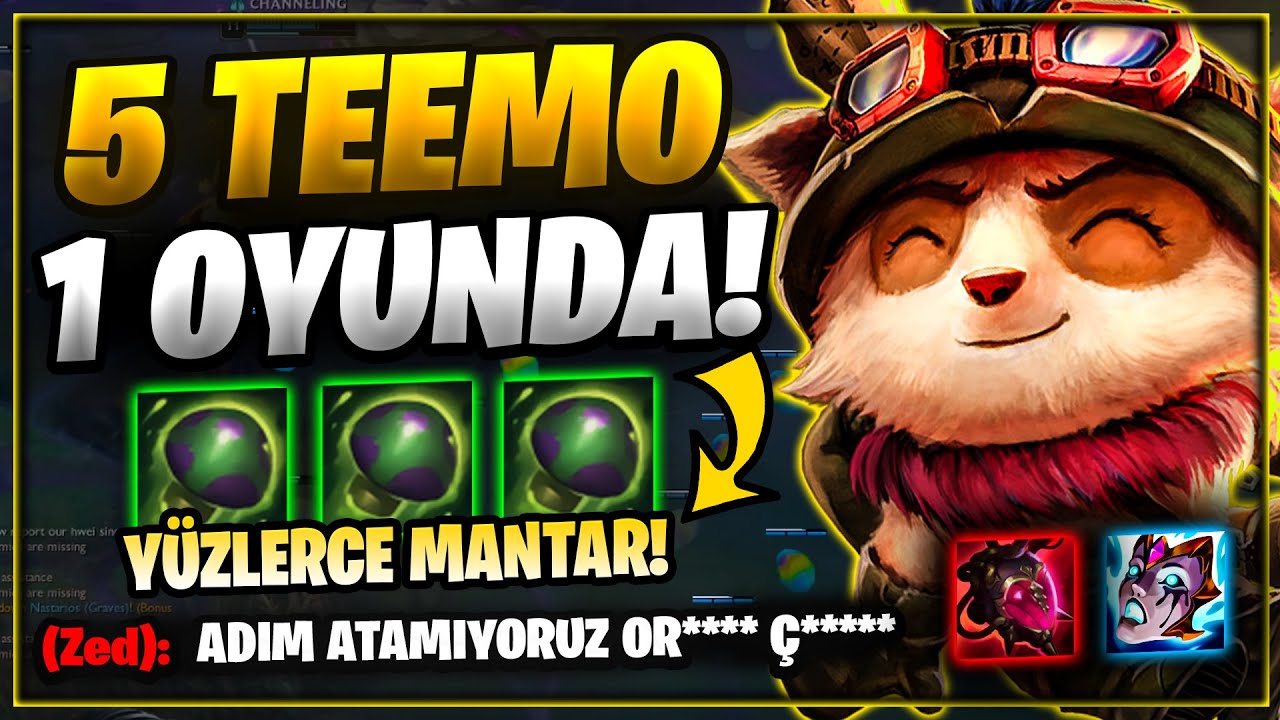 Hepimiz Birimiz İçin TEEMO GERİ DÖNDÜ! Haritayı MAYIN TARLASINA Çevirdik!