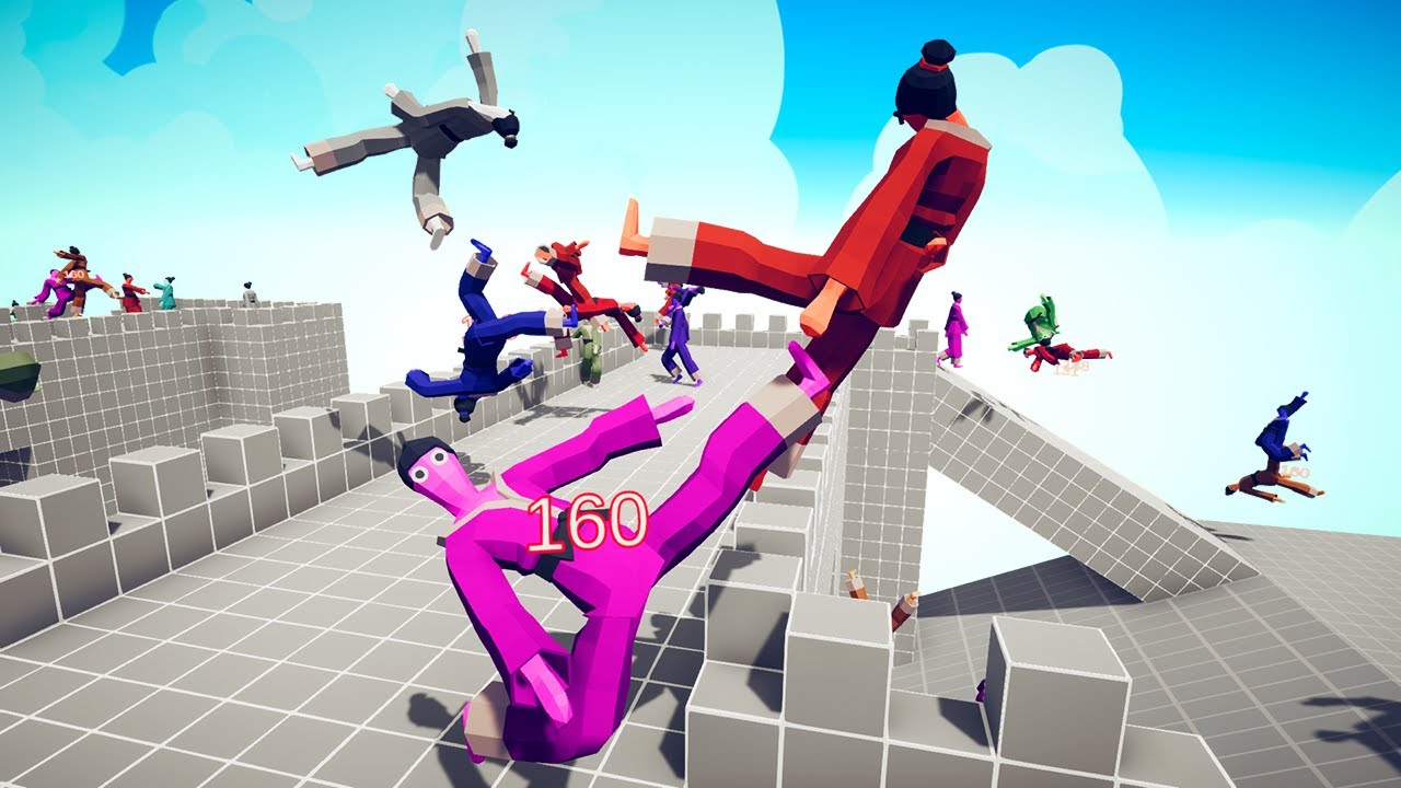 Battle Royale On The Twins Tower Map | Totally Accurate Battle Simulator TABS