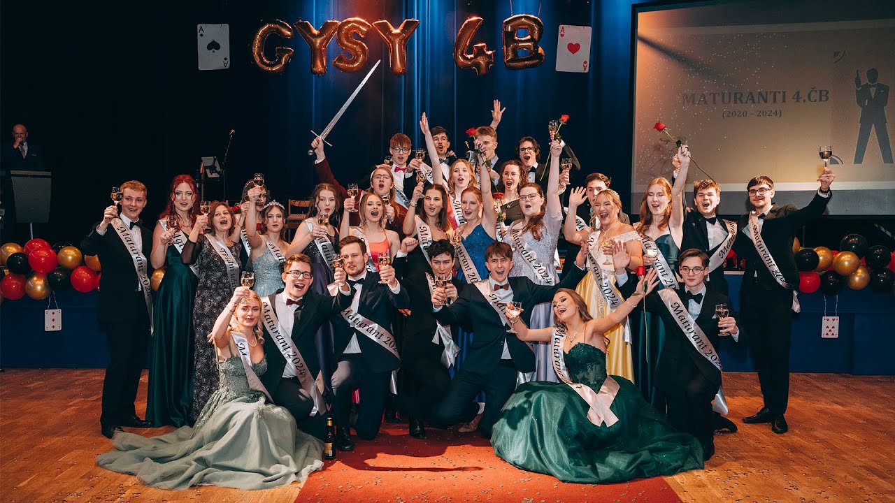 Maturitní ples | Gymnázium Svitavy 4.B | Šerpování a půlnoční překvapení