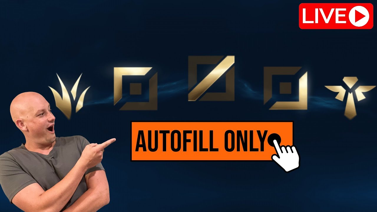 LIVE🔴 What If I Only Autofill Ranked in League of Legends?