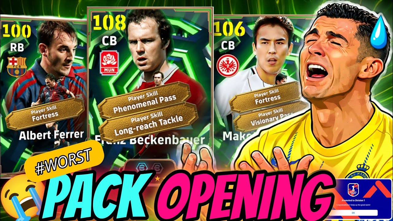 108 Franz Beckenbauer + Albert Ferrer Pack Opening In efootball 2026 😱🔥 #efootball2025