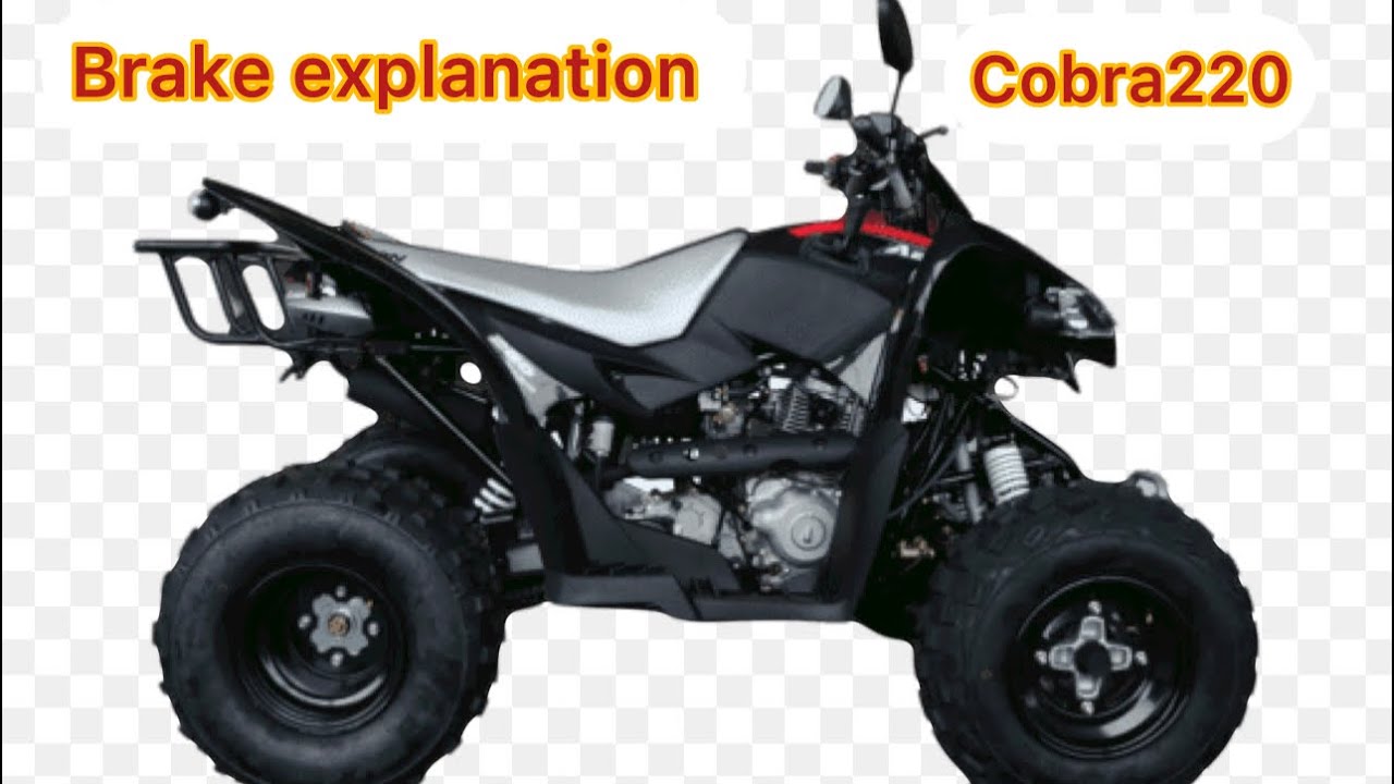 Aeon cobra 220 quad bike brake explanation #automobile #quadbike